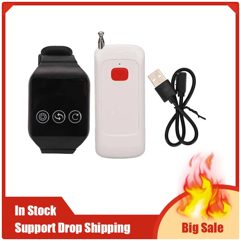 Wireless Caregiver Pager Wireless Nurse Call System Alert Button Waterproof For Home