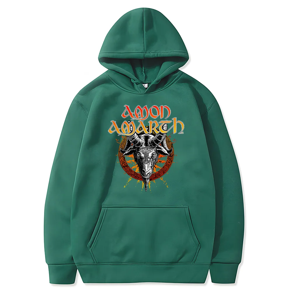 Amon Amarth Heidrun Over Latin America 2024 Hoodie New Oversized Clothing Female Male Funko Sweatshirts Outdoor Casual Pullovers