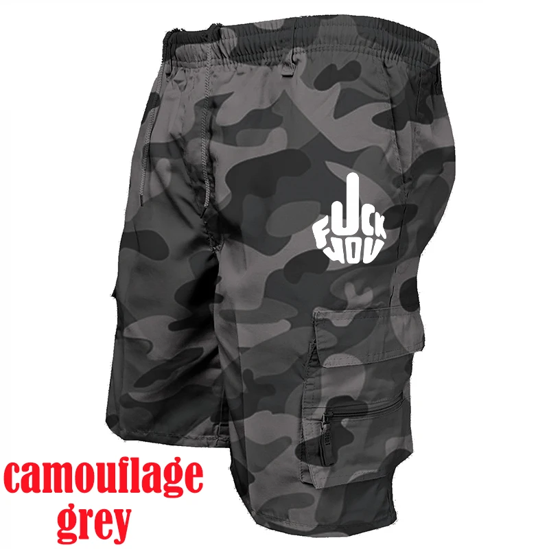 Men’s Funny Print Cargo Shorts Fashion Casual Jogging Loose Shorts Summer Shorts Comfortable And Breathable