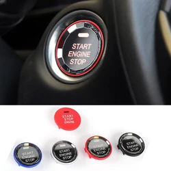Car Start Stop Engine Push Switch Buttons Trim For Mazda 2 3 6 CX3 CX5 CX7 Axela Atenza CX-3 CX-4 CX-5 CX-8 Accessories