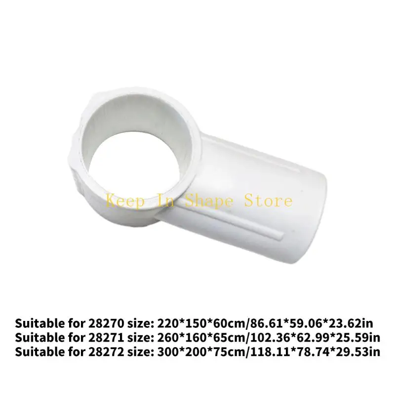 U1JC Light Weight Waterproof Tees Joint Ground Pool Hose Adapter Coupling Adapter Swimming Pool Replace Part Easy to Install