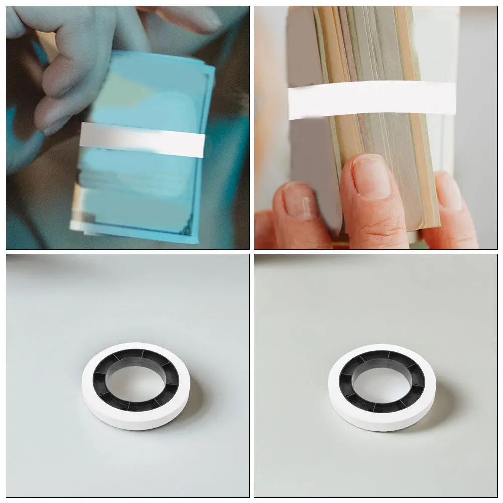 2/4 لفات حزام العملة لفة الأوراق النقدية التفاف مغلفة النقود للفواتير ذاتية اللصق شرائط الأوراق النقدية العصابات المال للملاحظات