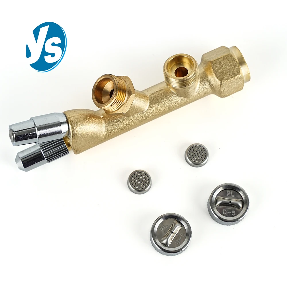 Heavy-Duty 4-Nozzle Sprayer - Adjustable Fan Pattern Atomizer for Orchards & Farmland with Copper Construction
