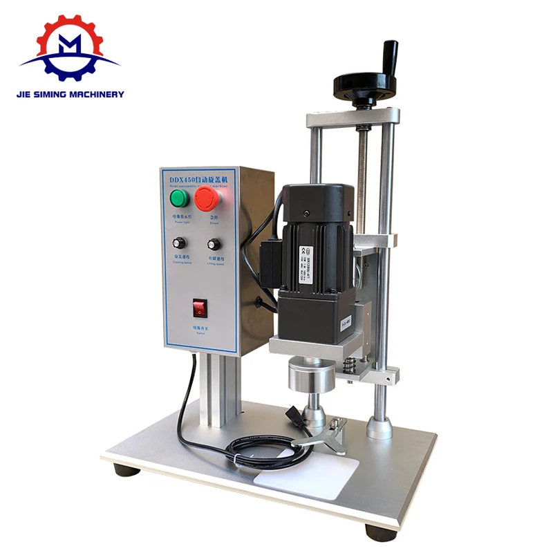 Table Top Electric Round Bottle Capping Machine/Round Head Screw Cap Bottle Sealer Machine