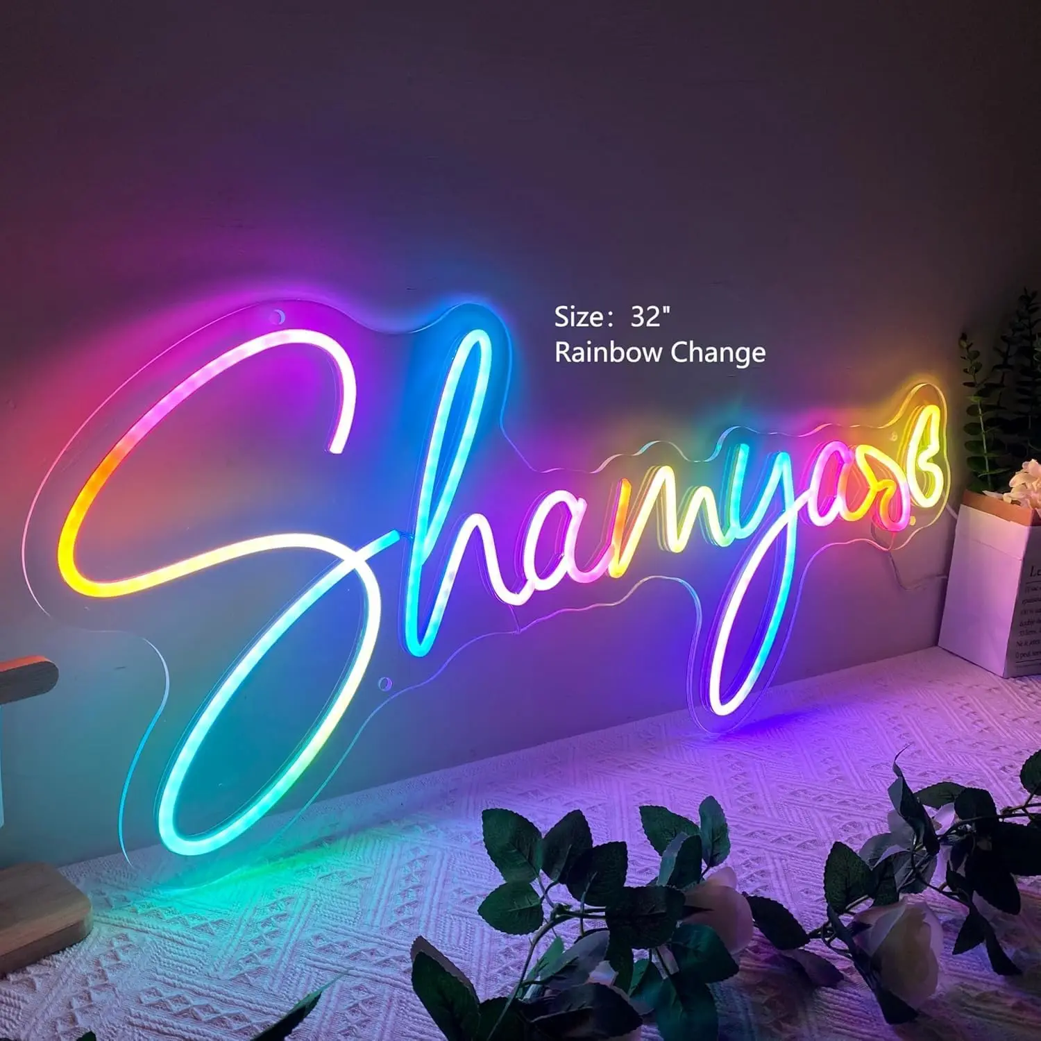 Kid Naam Aangepaste Kind Verjaardag Uniek Cadeau Neon Sign Room Decor LED Aanwezig Meisje Jongen Liefde Slaapkamer Kerst Geboorte Bed Muur Decor