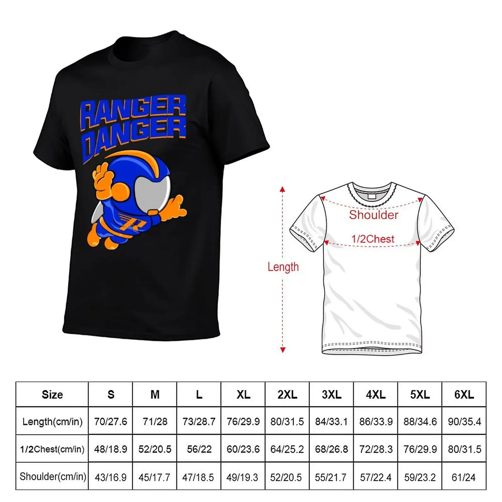 Super Ranger Danger T-Shirt cheap stuff graphic shirts sports fans rapper graphic tees men graphic t shirts