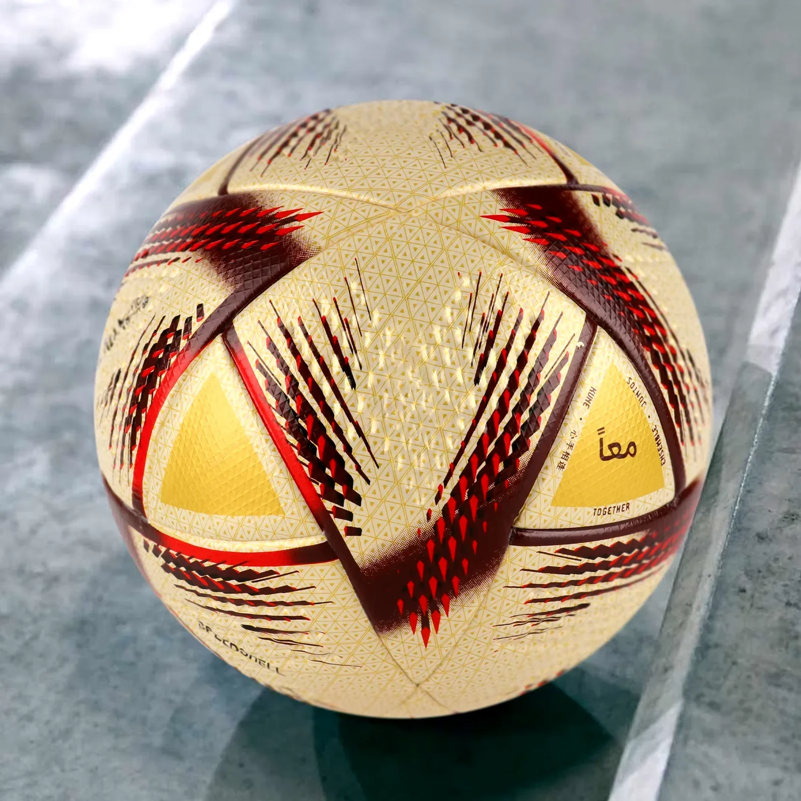

2022 High Quality Soccer Ball Official Size 5 PU Material Seamless Wear Resistant Match Training Football Futbol Voetbal Bola