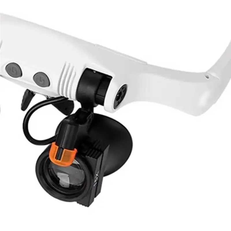 AY14 -LED Magnifier Glasses Magnifier Cold Warm Light Magnifying Glass 3X 4X 5X 6X 7X 10X Magnifier Mechanical Repair Loupe