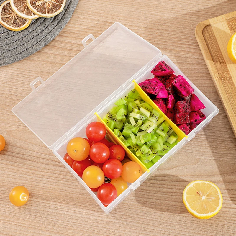 Desk Storage Organizer Classification Box Stationery Compartment Photocards Storage Box Transparent Stickers Card Holder