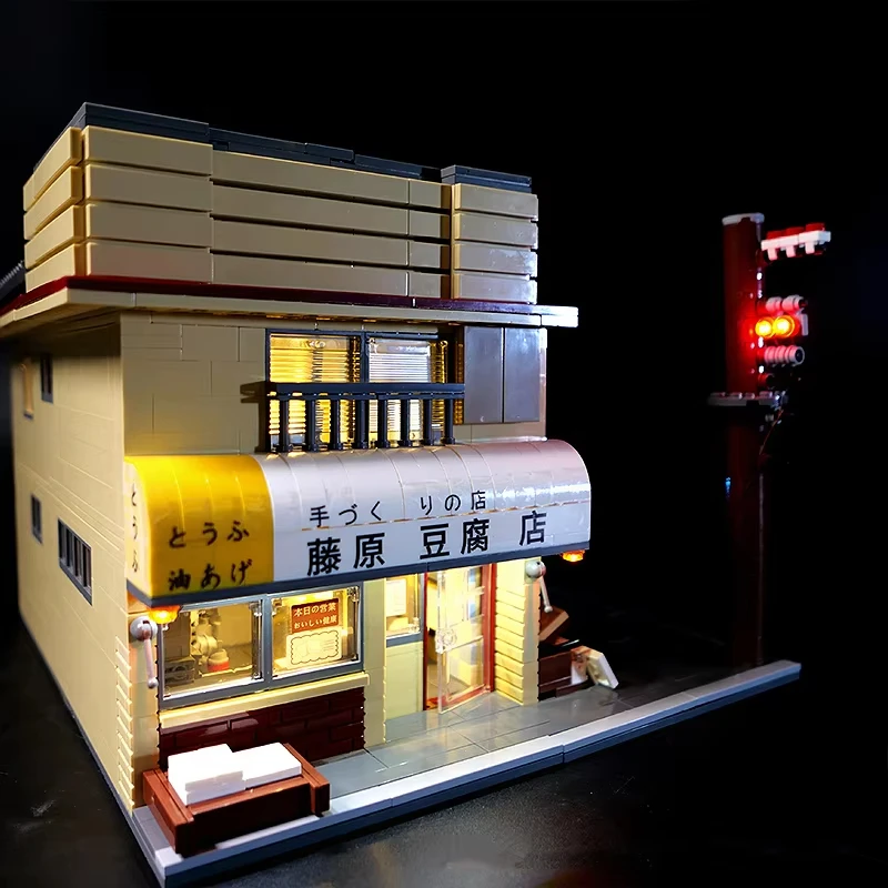 DIY RC LED Light Kit For LEGO C61031 Fujiwara Tofu shop   (Only LED Light,Without Blocks Model)