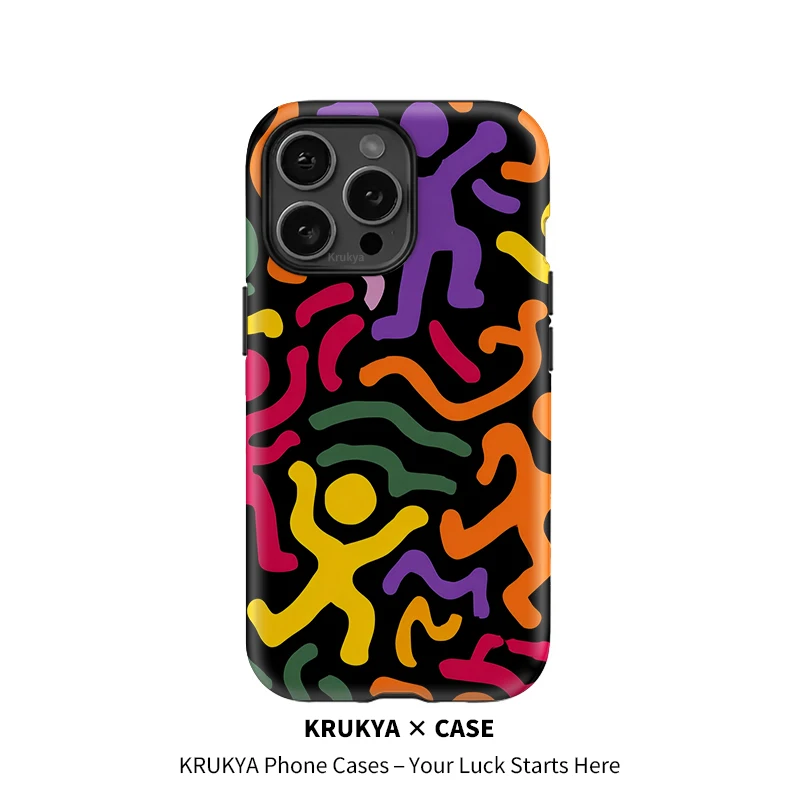 

Krukya Stripe Pattern Phone Case For iPhone 17 Air 16 Plus 15 14 13 12 11 Pro Max XR XS SE 2020 Shockproof Soft Silicone Cover