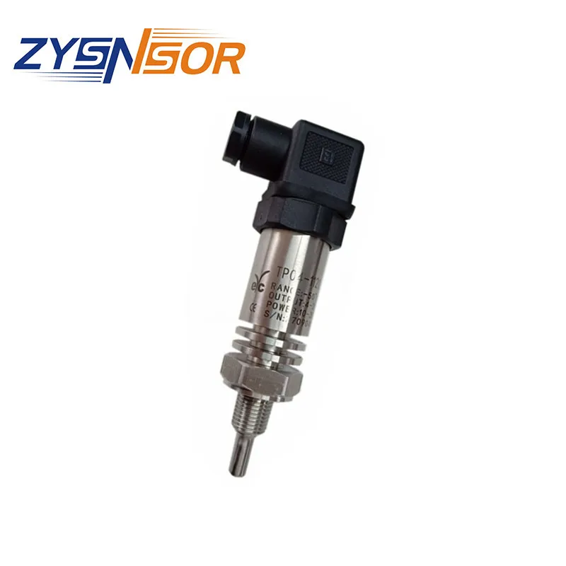 EYC Temperature Sensor Tube Length 15mm 1/4PT -50 Degrees 4-20MA with Heat Sink