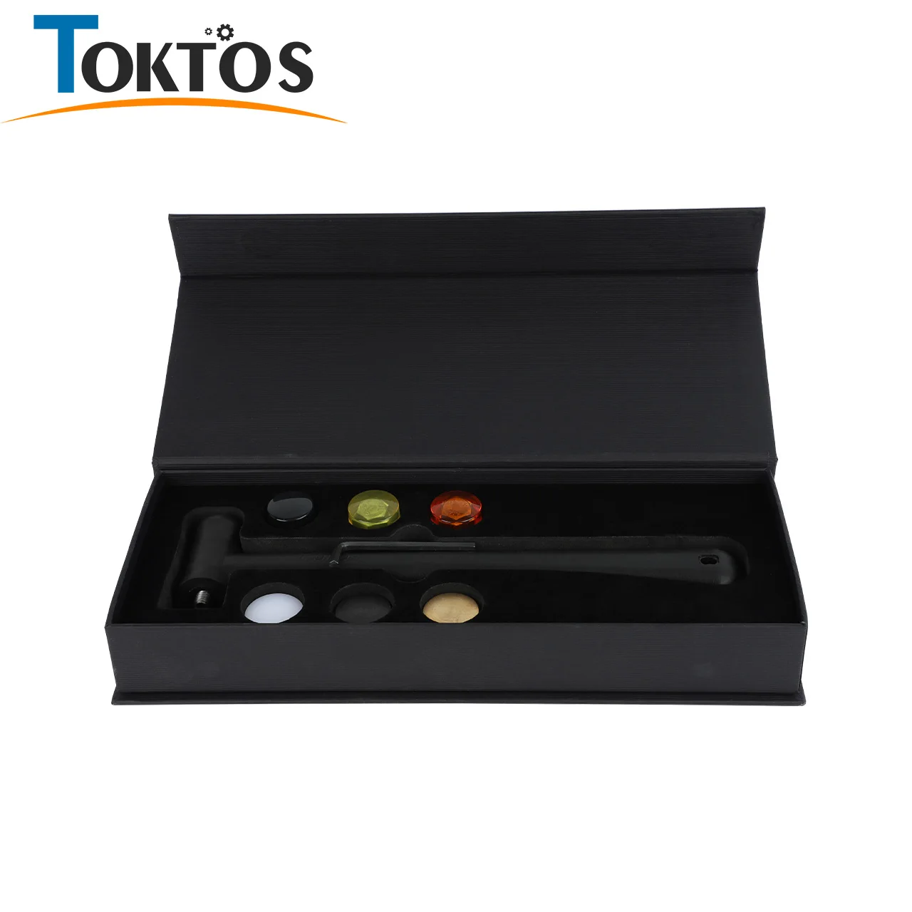 TOKTOS Replaceable Head Hammer Set Jewelry Making Tool Kit for Metal Shaping Craft and Jewelry Repair Workshop