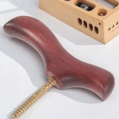 

Handmade Solid Wood Cane Head Ergonomic Polished Walking Stick Handle Replacement Knob Outdoor Cane Accessory for Men Women