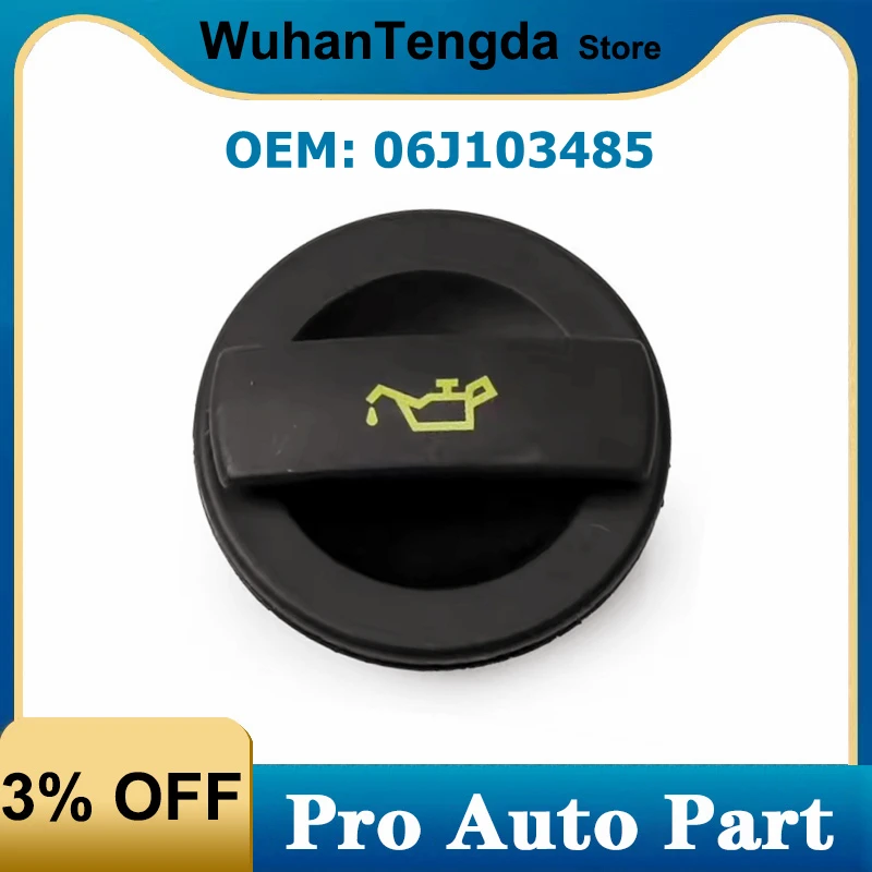 06J103485 Oil Filler Cover Cap for VW Tiguan Golf Passat Jetta Skoda Sciricco Touran Audi A4 A5 A6 Q5 EA888 GEN2 06J 103 485