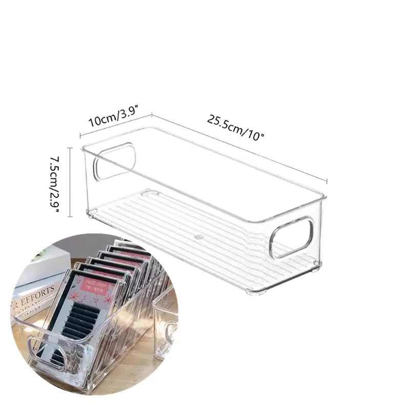 가짜 속눈썹을 위한 1Pc 보관 상자, 속눈썹 연장 도구 및 메이크업 속눈썹 액세서리를 정리하는 데 적합합니다.