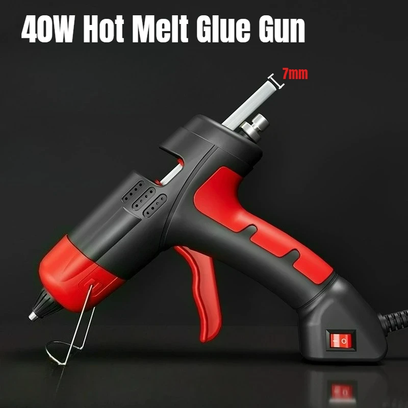 

40W Small Hot Melt Glue Gun for Children's Handmade Mini Silicone Gun Use Hot Melt Glue Stick 7mm Household DIY Tools