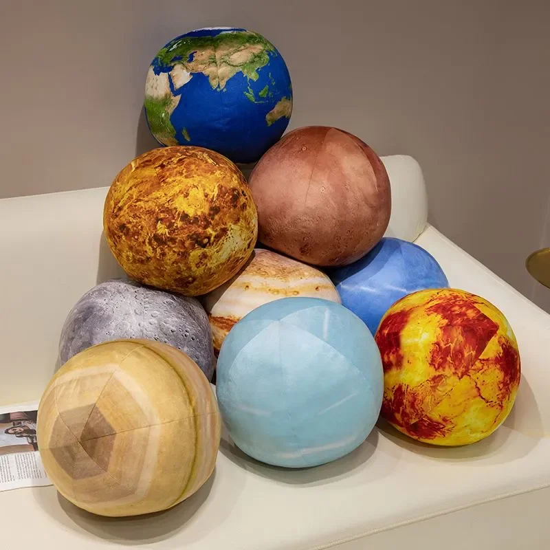 9 Stile Planet Plüsch tier Erde Mond Sonne Mars Puppe Kinder kognitive ausgestopfte Puppe Ornamente Poland ball weiches Kissen Kinder Geschenke