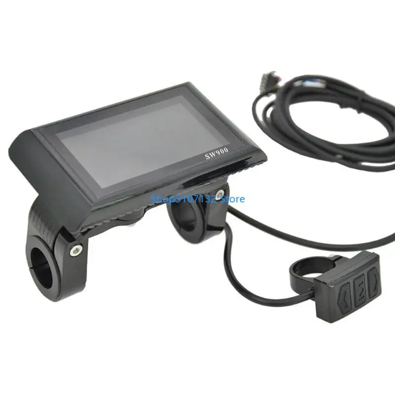 87HD SW900 LCD EBike Display 36V 48V Universal Speed Meter Waterproof Connector 5Pin Electric Bike Computer