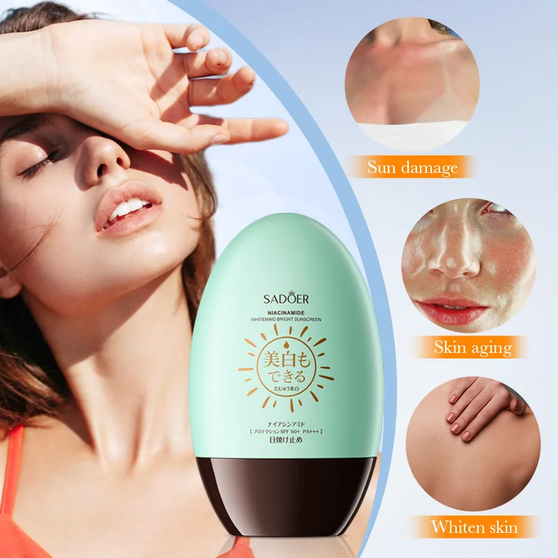 

Niacinamide Whitening & Brightening Sunscreen SPF50+PA+++ UV Protection Anti-Aging Sunscreen Suitable for All Skin Types
