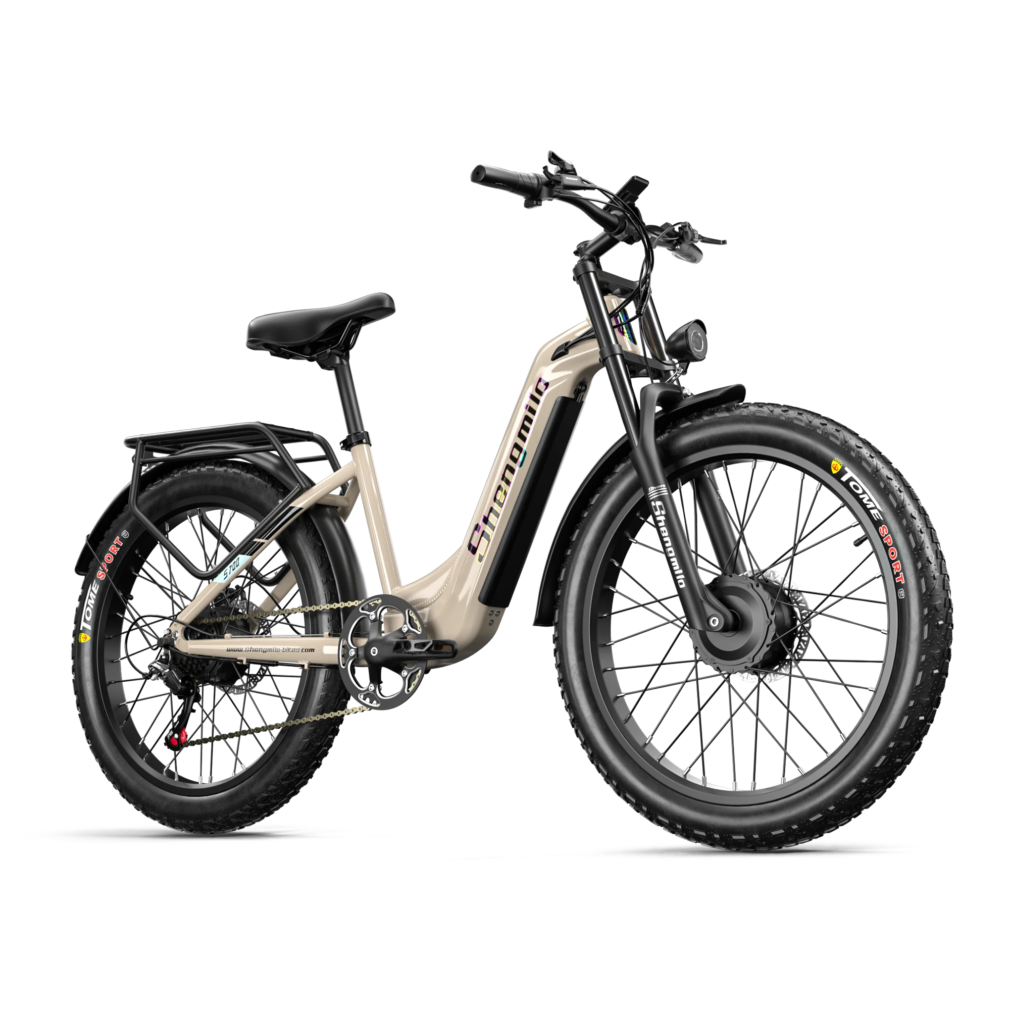 AliExpress Sheng milo Shengmilo S700 Electric Bicycle 2000W with Two Motors 48V17.5AH Battery 26 Inch Wide Tyre E-Mountain E-bike