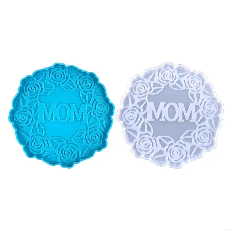 CORD Wreath Silicone Molds Diy Crystal Irregular Storage Tray Mold for Making Plate