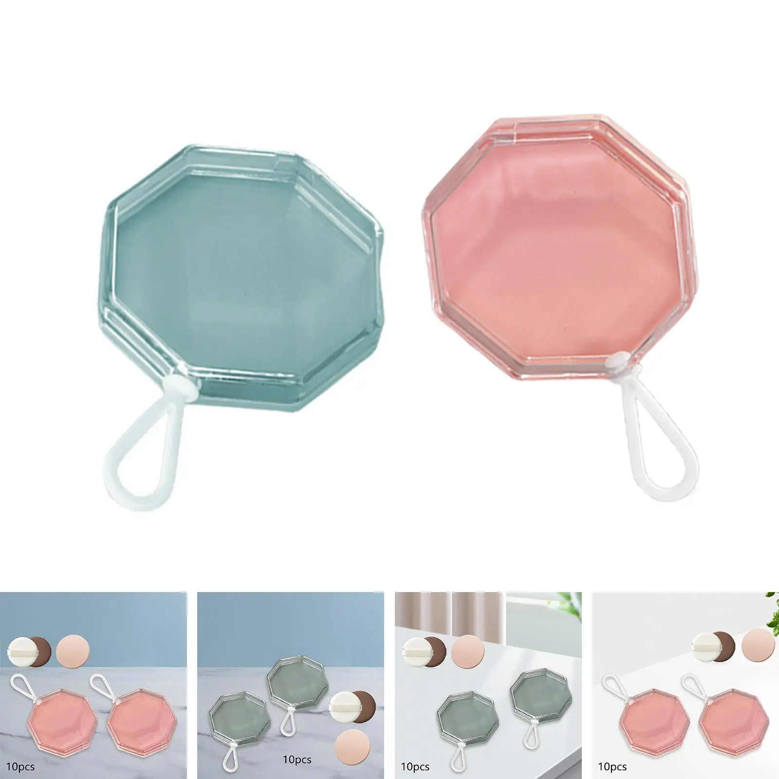 Poederdons opbergdoos Lege schoonheid Beschermende container Organizer Case Herbruikbare houder Cosmetische spons voor dagelijks gebruik Reizen