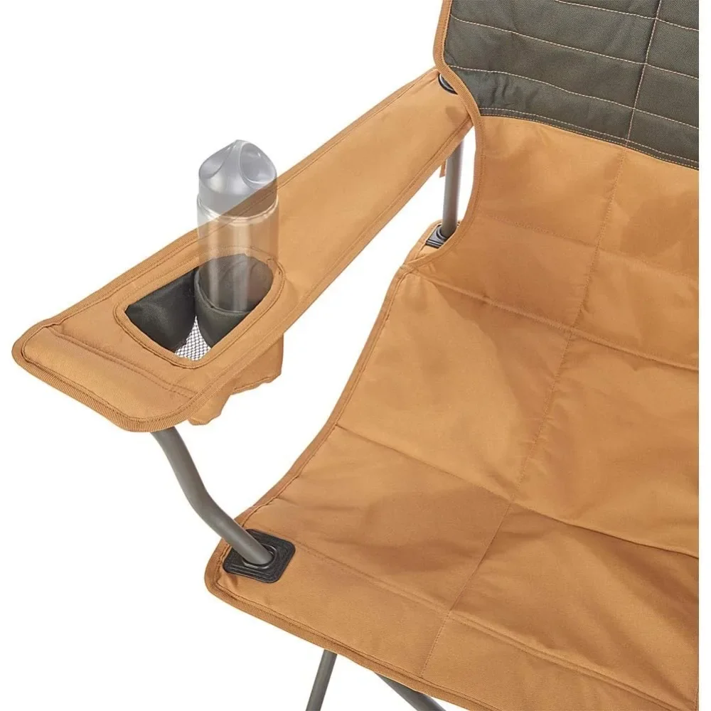 home.Lowdown Camping Chair – Portable, Folding Chair for Festivals, Camping and Beach Days, Deep Lake