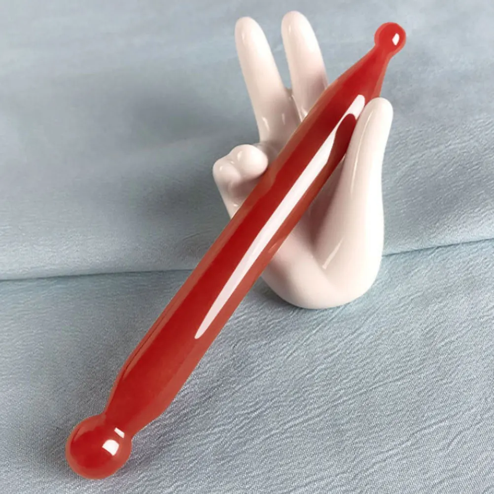 

Resin Face Scraping Massage Tool Acupressure Pen Multipurpose Acupoint Massager for Foot Hand Body Relaxation Portable Massage