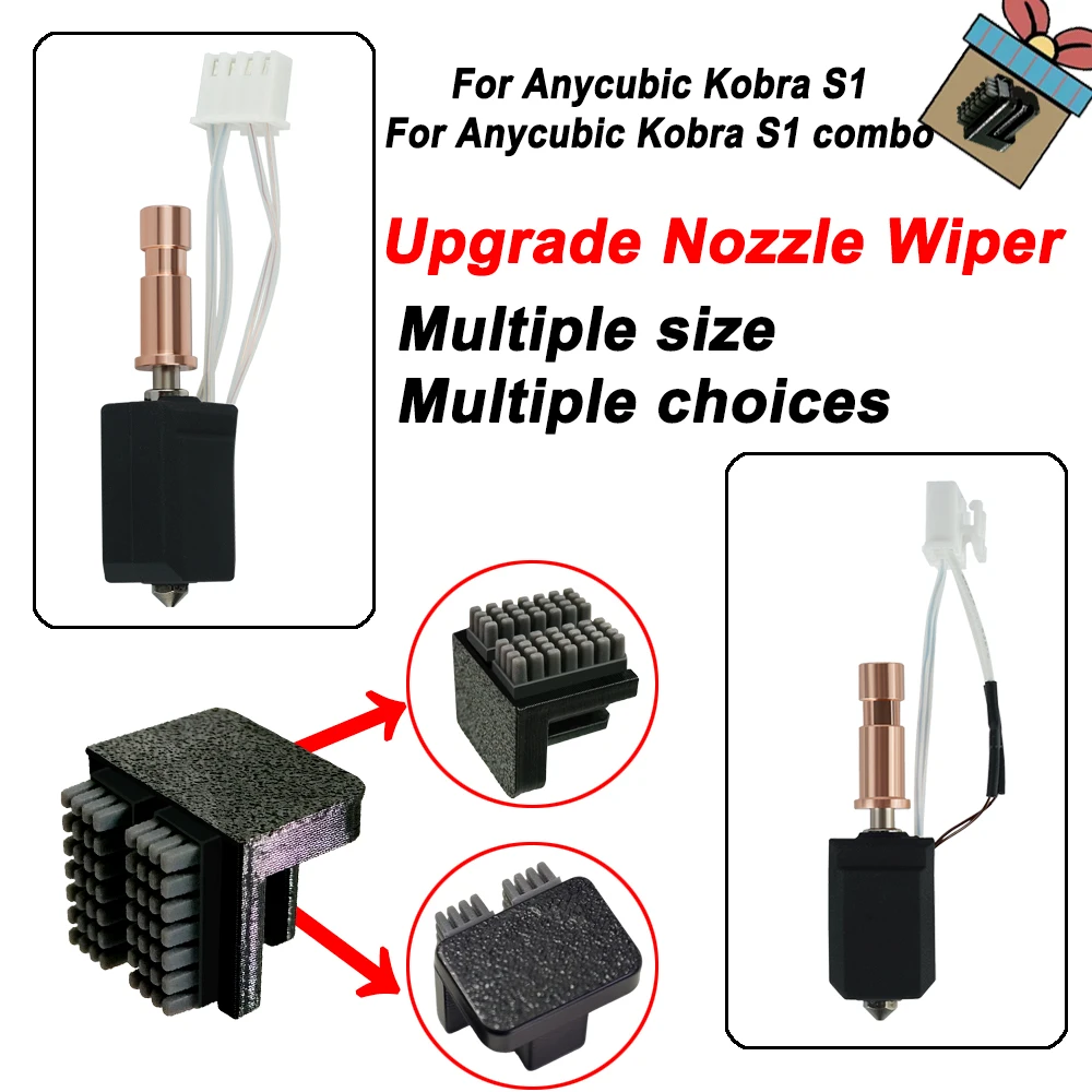 

Насадка стеклоочистителя для Anycubic Kobra S1 Hotend для Anycubic Kobra S1C Hotend Cleaner, аксессуары для инструментов