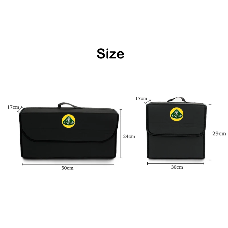 Car Trunk Storage Bag Foldable Stowing Tidying Organizer Box For Lotus Eletre Emira Evija Envya 3-Eleven Elise Evora Esprit