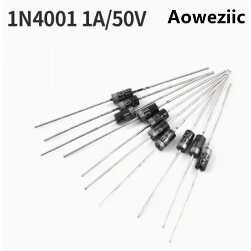 100PCS 1N4001, 1N4002, 1N4003 1N4004 1N4006 1N4005, 1N4007, new and genuine rectifiers