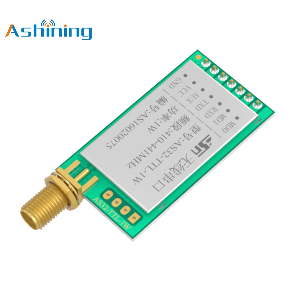 Imagem -04 - Lora Controlador de Nível Água Uart Lora Alta Potência 10km de Longa Distância rf Módulo Receptor Transmissor sem Fio 433mhz As32-ttl1w