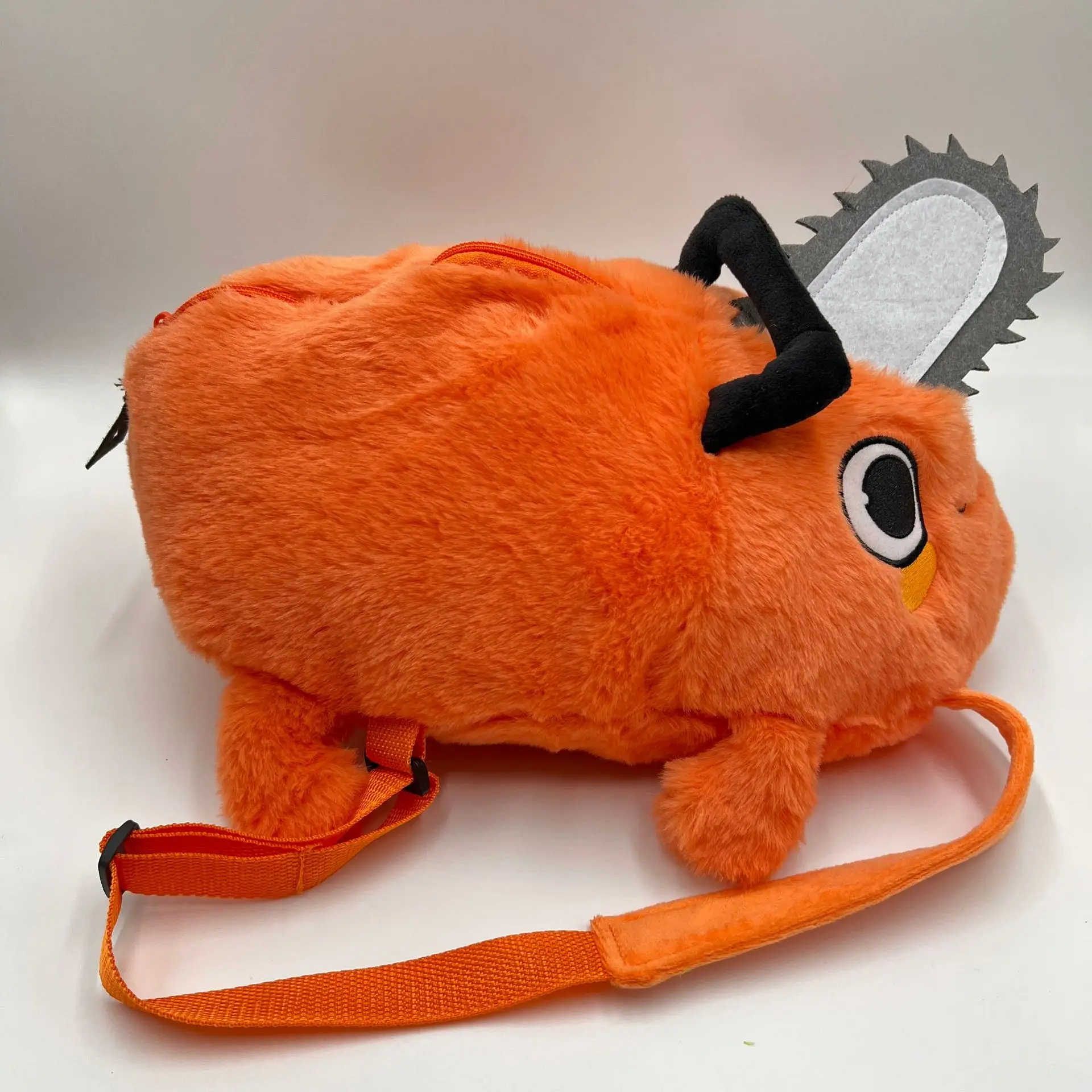 Cute Anime Orange Dog Backpack Cosplay Puppy Kawaii Animal Bags Friends Gifts Students Stuff Halloween Xmas Decoration