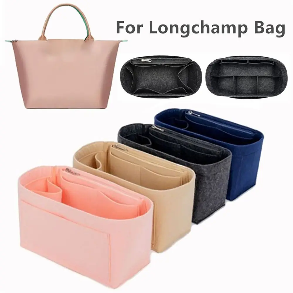 High-quality Felt Handbag Insert Bag Bag Support Organization Internal Bag Storage Portable Durable Purse Liner for Longchamp