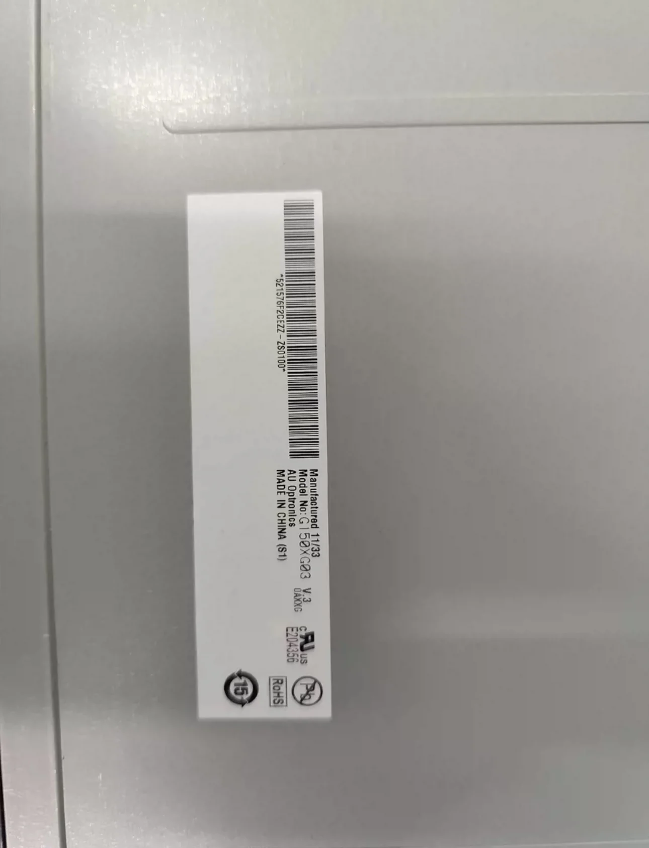 New and Original 15” G150XG03 V3 LCD Display