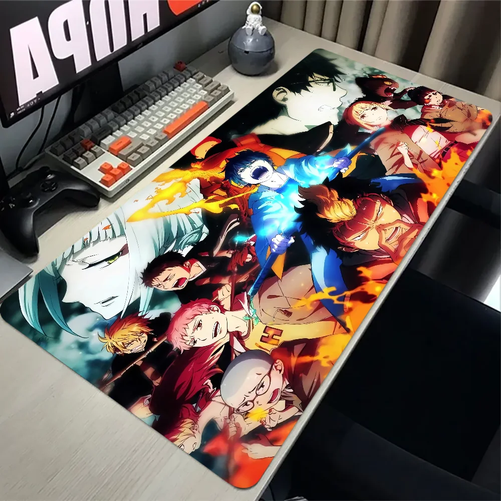 Personalized Design Rubber Mousepad 80x30CM Office Carpet for Computer Desk Pad Big Size Mousemat Fabric Blue Exorcist Table Mat