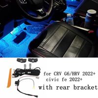 4PCS Car Interior Atmosphere Lamp LED Foot Light For Honda Civic 11th fe 2022 2023 CRV G6 2023 2024 HRV 2022+