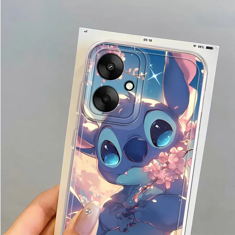 Funda de teléfono de cubierta suave para Xiaomi Mi 11 Lite 11T Pro Disney Cute Stitch