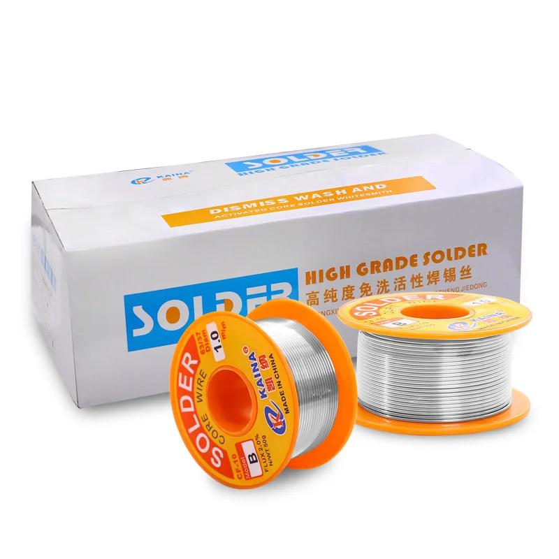 0.5mm/0.6mm/0.8mm/1.0mm/1.2mm/1.5mm/2mm 50g/100g/roll High-purity tin line Solder ingest Flux Reel Welding Line Solder