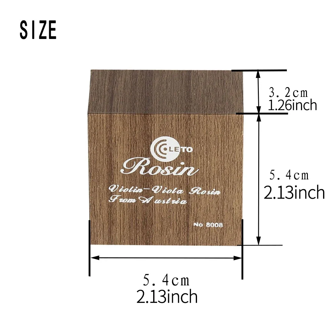 LETO Violin Resin Rosin 8008 Violin Viola Cello Rosin Black Bows Erhu Bow Strings Pine Resin Colophony Improve The Sensitivity - view 5