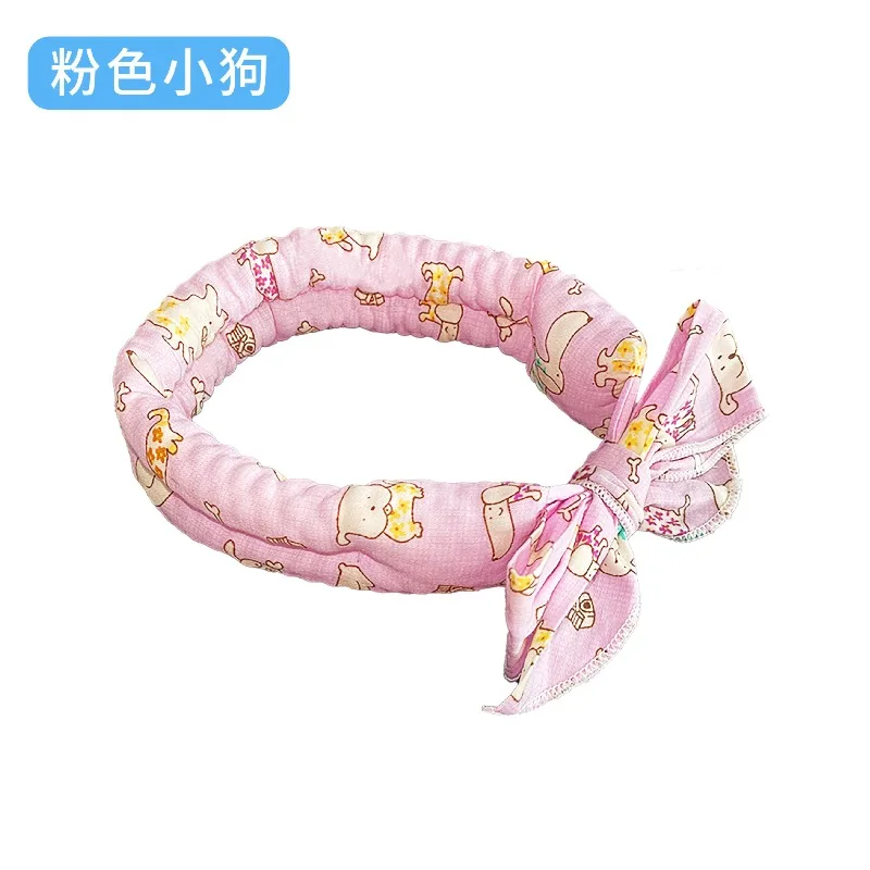 Summer Cooling Ice Scarf for Cats Dogs Breathable Comfort Pet Bandana Adorable Birthday Accessory Stylish Summer Gear