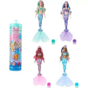 Serie original de la serie Barbie Mermaid Revelar muñeca y accesorios con 6 sorpresas de unboxing juguete para niñas regalo de cumpleaños HRK12 10 mejores juguetes Barbie de ventas - №8