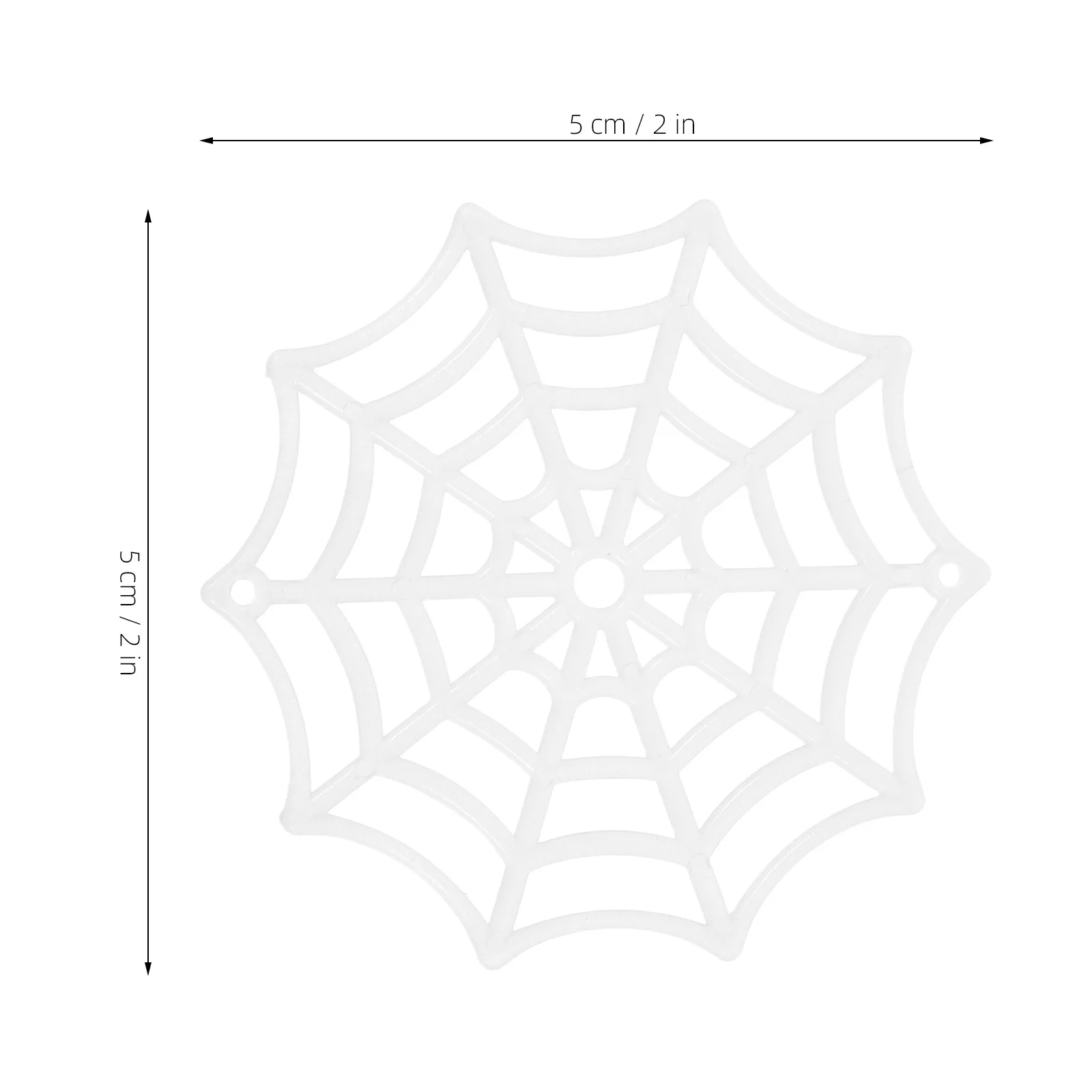 150 pezzi di plastica bagliore ragnatela di Halloween ragnatela oggetti decorativi ornamenti appesi festa casa stregata ragnatela di plastica