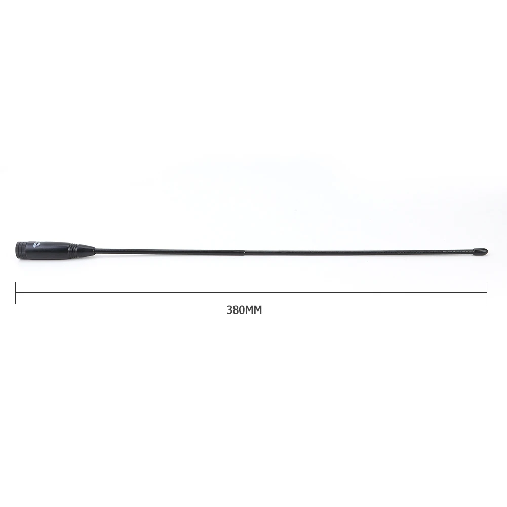 Dual Band High Gain SMA-M Male Antenna Black Simple and  2.15dBi 10W for BAOFENG UV-3R UV-100 UV-200 Radio 38cm