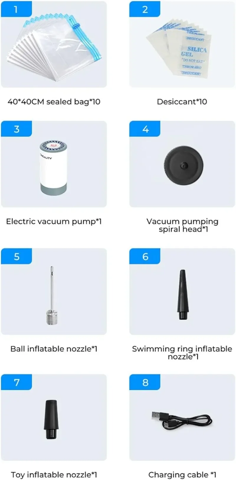 CREALITY Official 3D Printer Filament Storage Vacuum Bag PLA ABS TPU Dryer Safekeep Humidity Resistant 3D Printer Parts