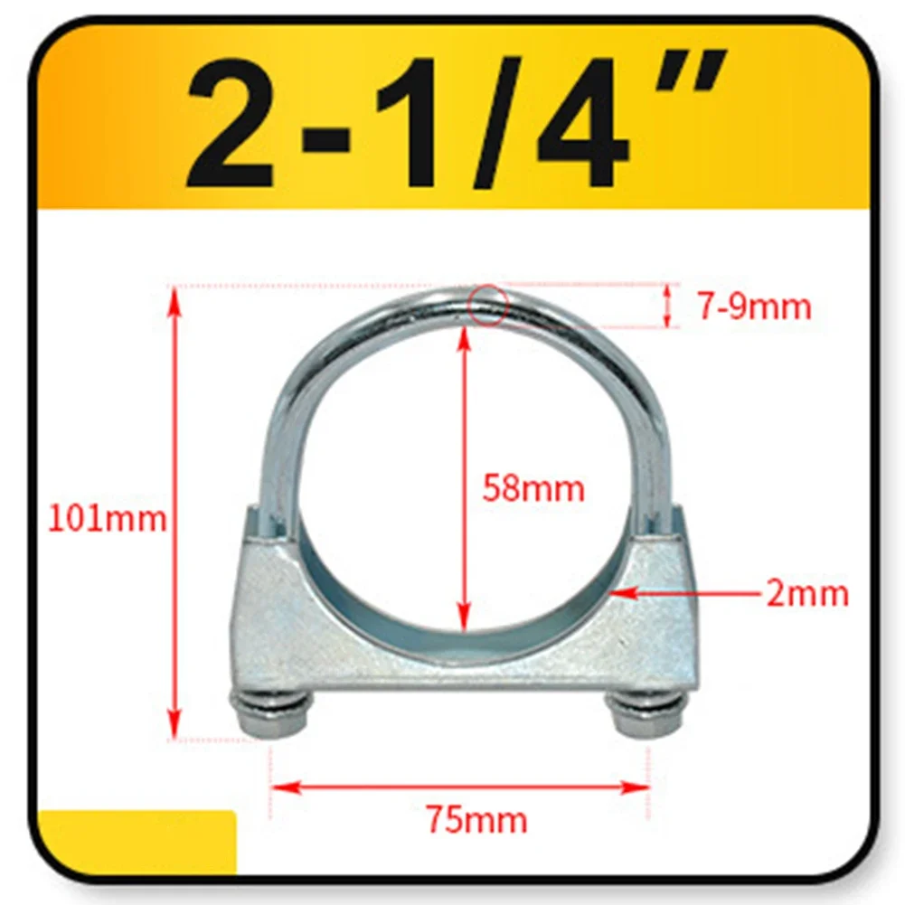 Zacisk samochodowy Specjalny zacisk do rury wydechowej W kształcie litery U Ocynkowana rura U Śruba Klips Auto Wodoodporne klipsy wewnętrzne Zaciski