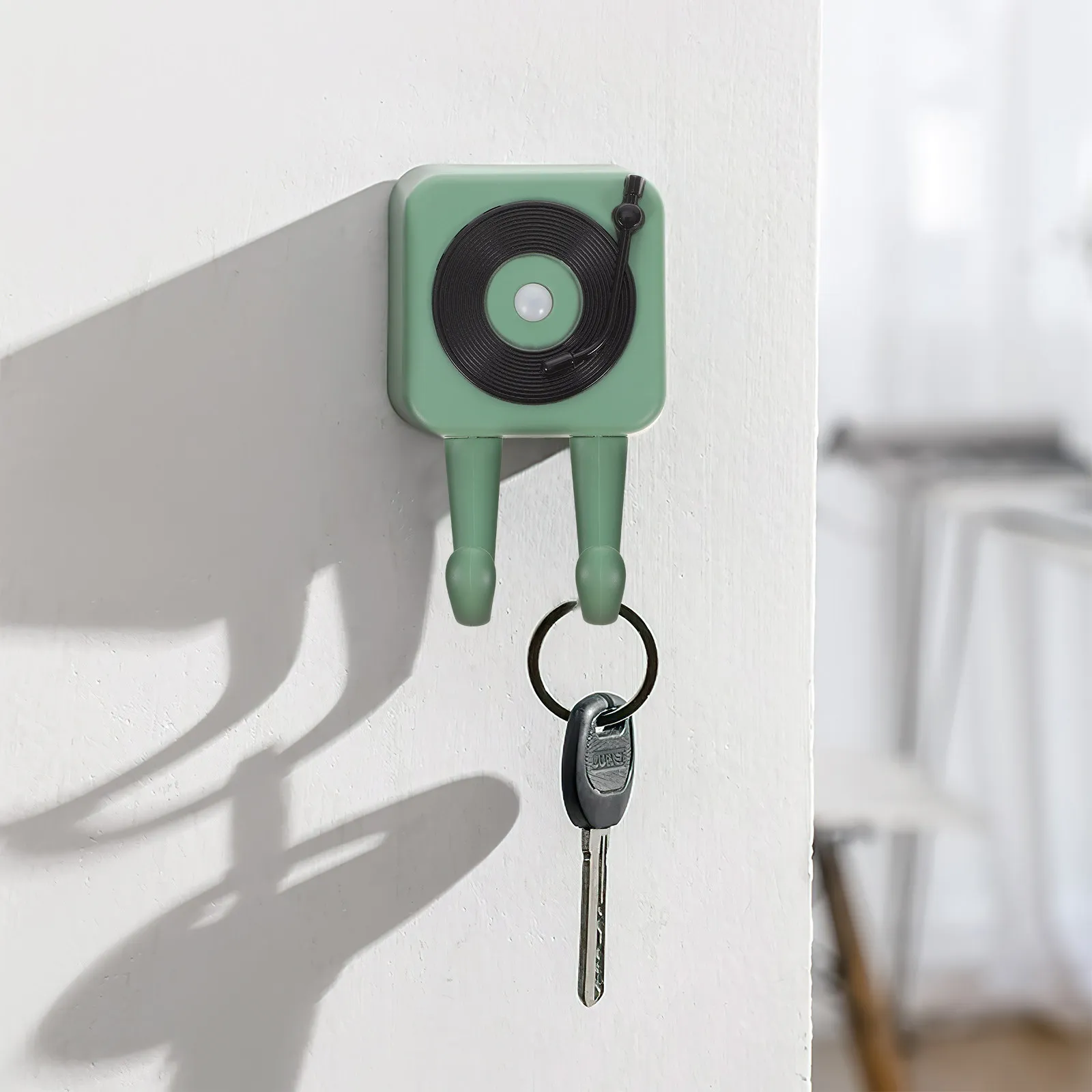 

Anti-Lost Alarm Infrared Induction Wall Key Holder Voice Reminder Sensor Activated Anti Lost Device Smart Key Organizer Rack