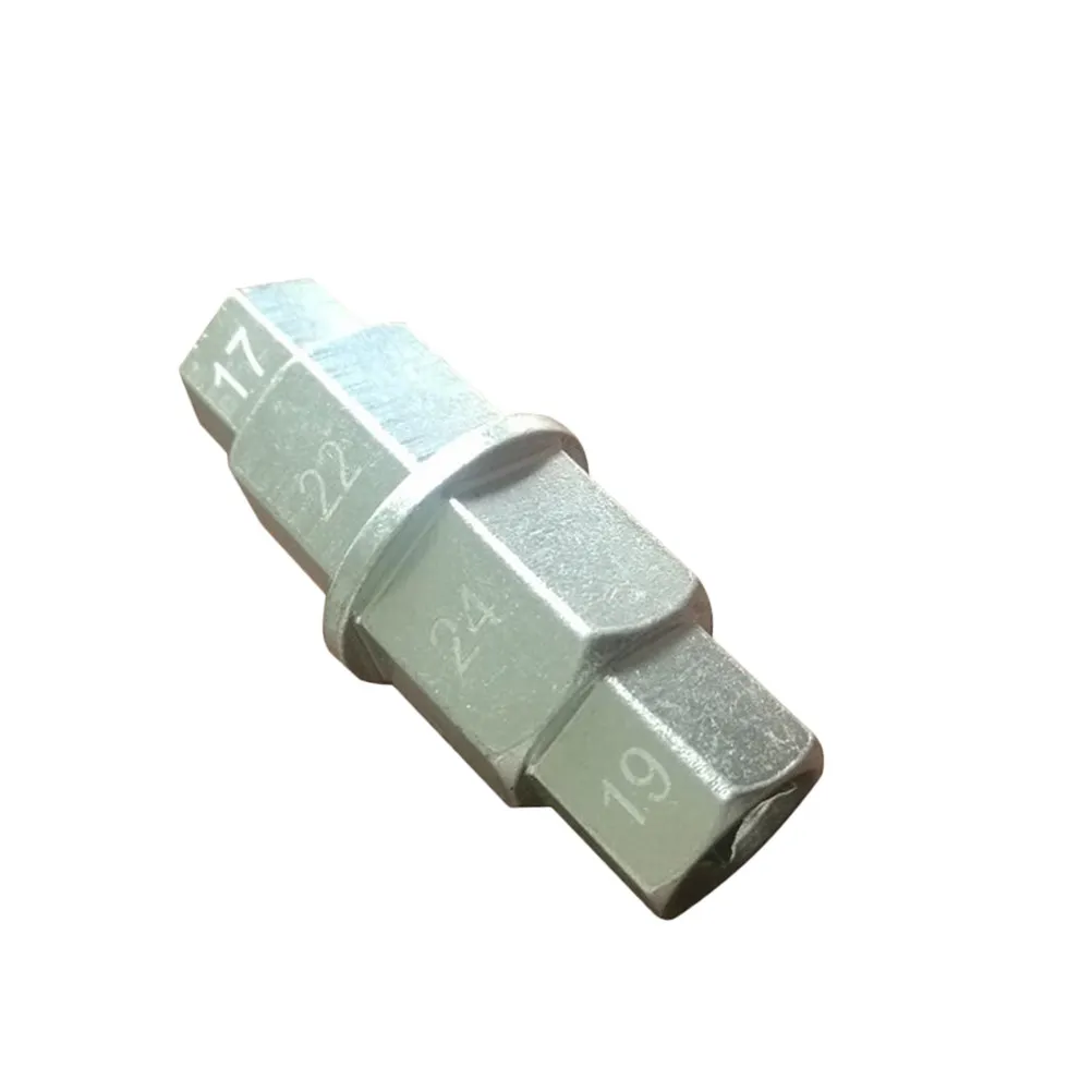 Motorcycle Hex Socket Spindle Removal Sleeve Professional Heat Treated Steel Front Wheel Hub Axle Wrench Spindle Driver Tool
