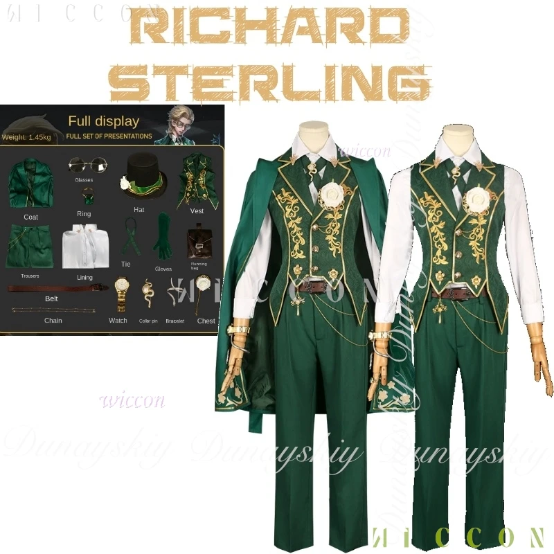 Identity V Game Richard Sterling Косплей со скидкой Art Merchants, полный комплект одежды The Knight One Of Survivors Косплей Костюм